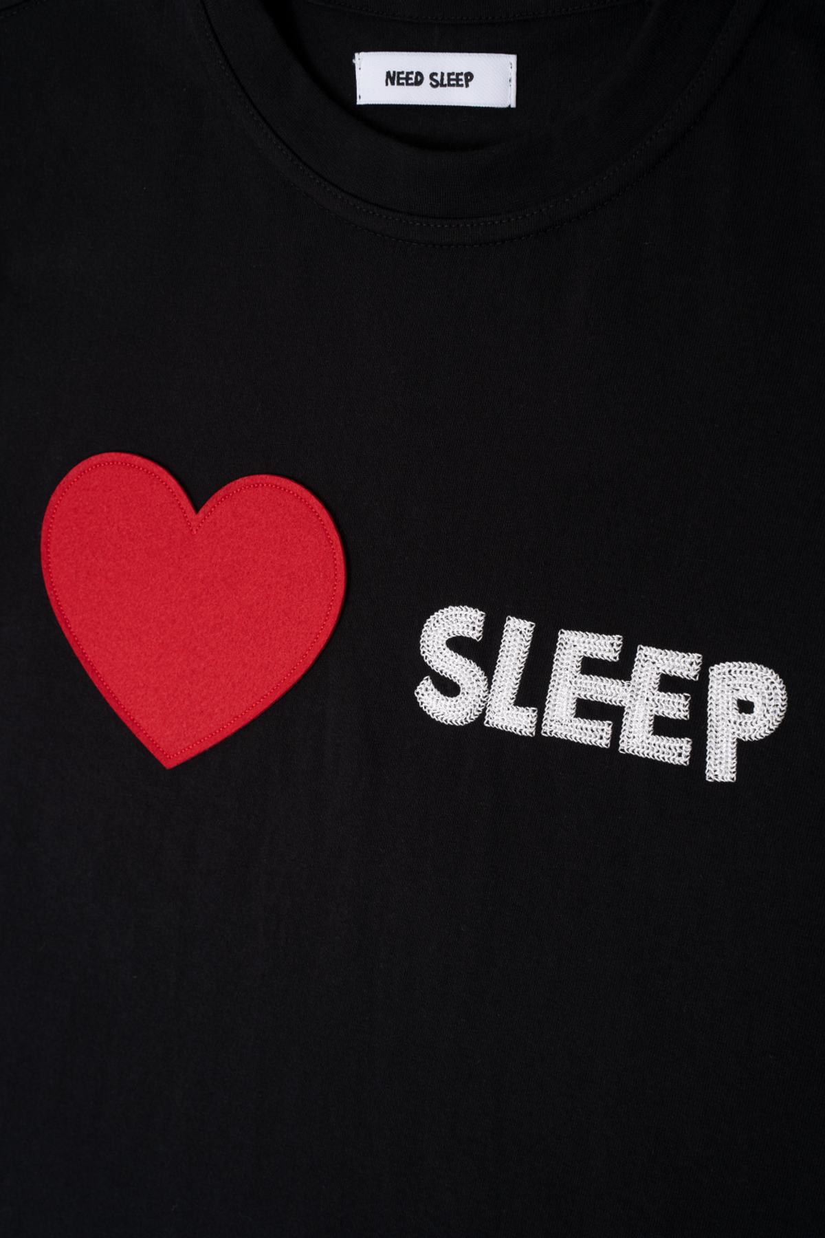 니드슬립(NEED SLEEP) i love sleep tee [black]