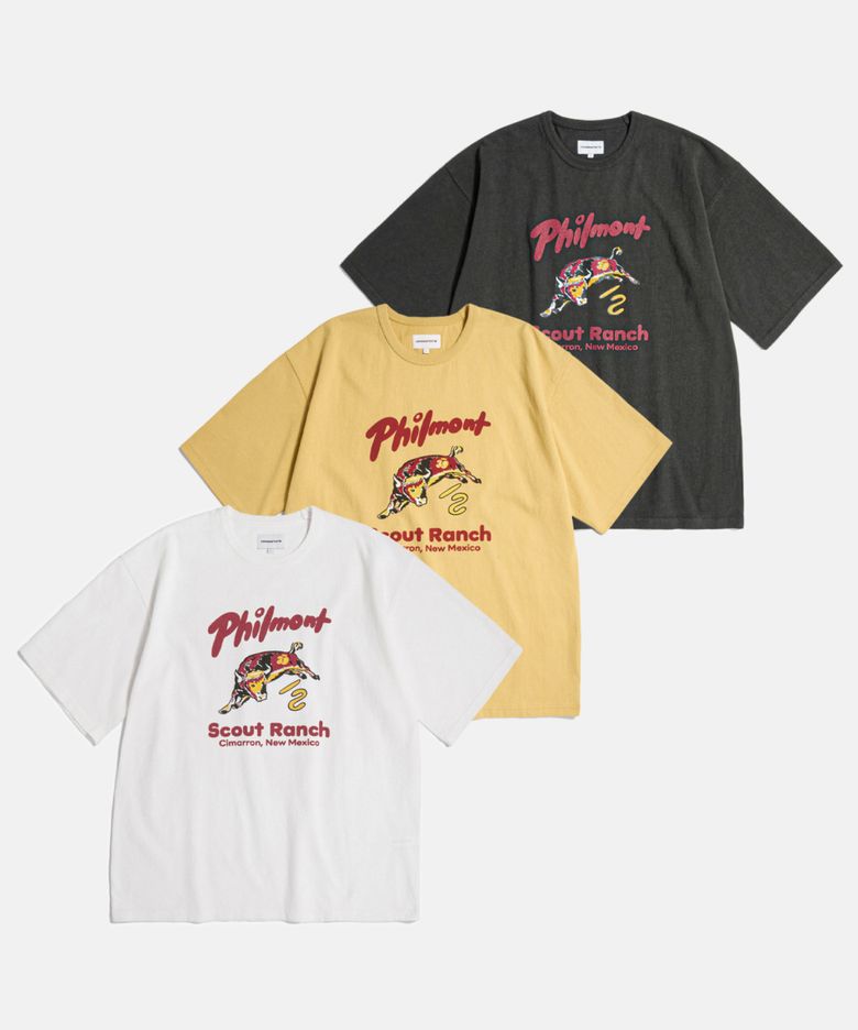 에스피오나지(ESPIONAGE) Philmont SR Heavyweight Tee Off White