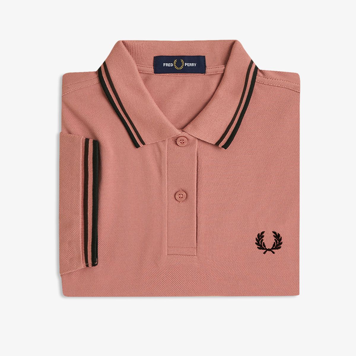 프레드페리(FRED PERRY) [G3600] 여성 트윈 팁 프레드페리 셔츠 - 퍼티 핑크/캐링턴로드브릭/블랙 AFPF2513600-Z10