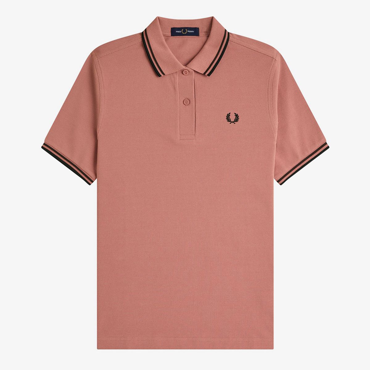 프레드페리(FRED PERRY) [G3600] 여성 트윈 팁 프레드페리 셔츠 - 퍼티 핑크/캐링턴로드브릭/블랙 AFPF2513600-Z10
