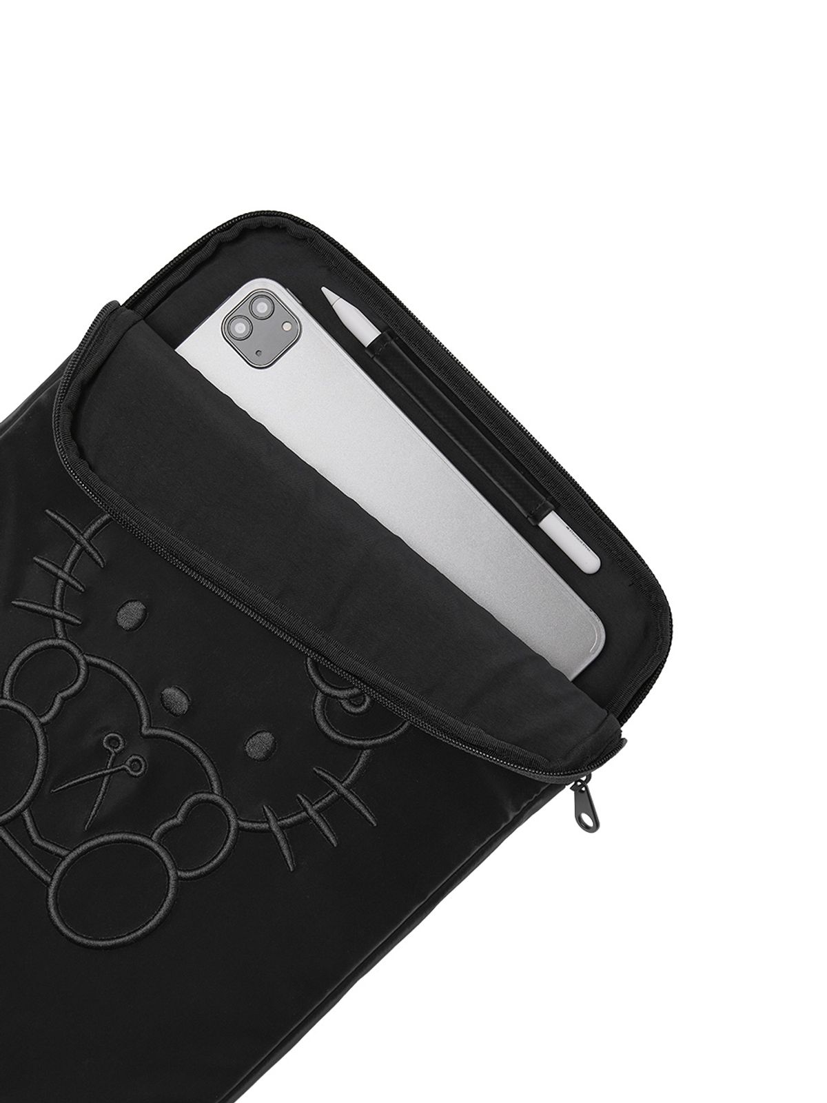 조셉앤스테이시(JOSEPH&STACEY) Haze Tablet Pouch 13 inch Hello Kitty Black