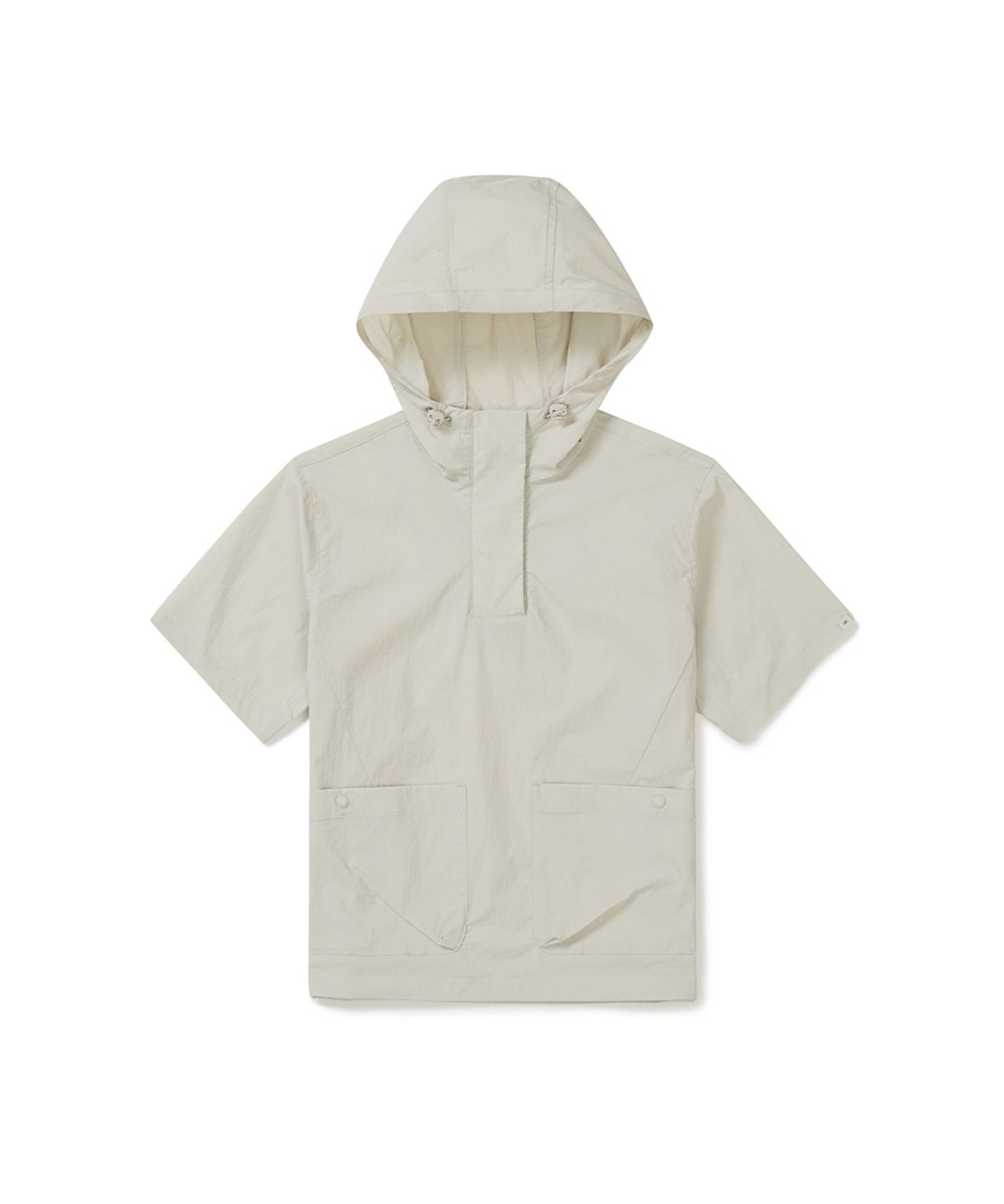스노우피크 어패럴(SNOWPEAK APPAREL) 루트 여성 후드 반팔 아노락 (S25MWRAN69) Light Beige