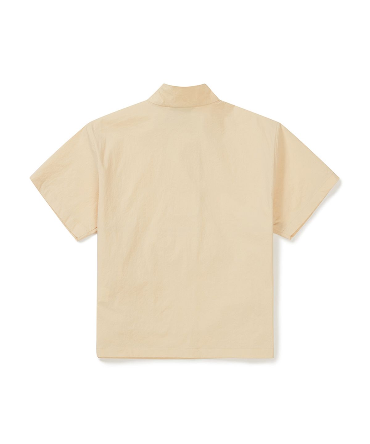 스노우피크 어패럴 키즈(SNOWPEAK APPAREL KIDS) 키즈 냉감 루트 스탠드넥 반팔 아노락 (S25MKRAN90) Light Yellow