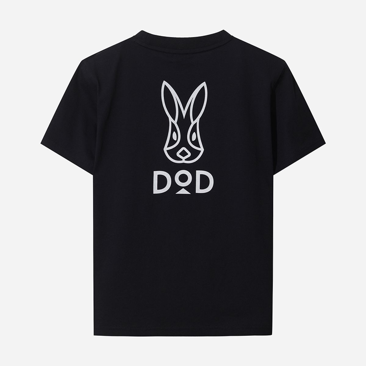 디오디(DOD) 소로나 베이직 라운드 숏 티셔츠 여자(BLACK)