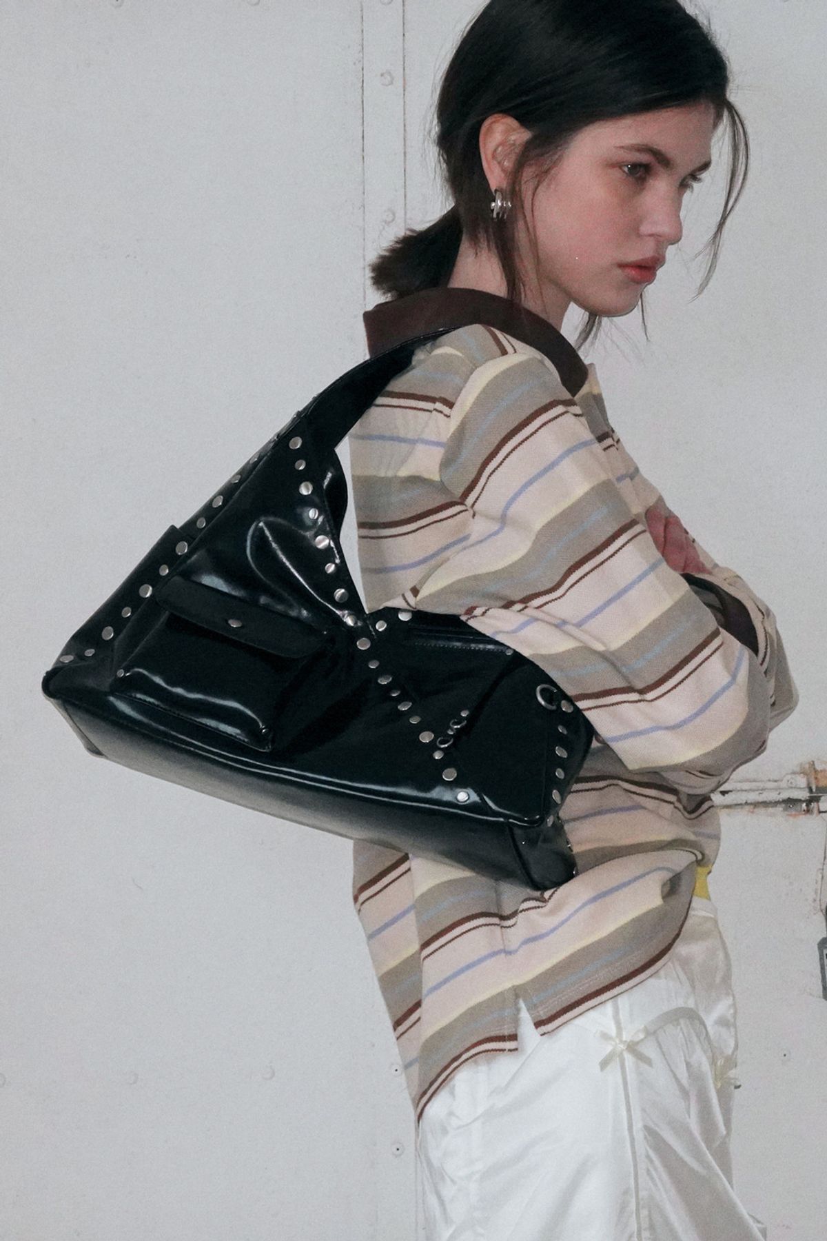 쿠론(COURONNE) Aster Tote 38_RCBTX25149BKX