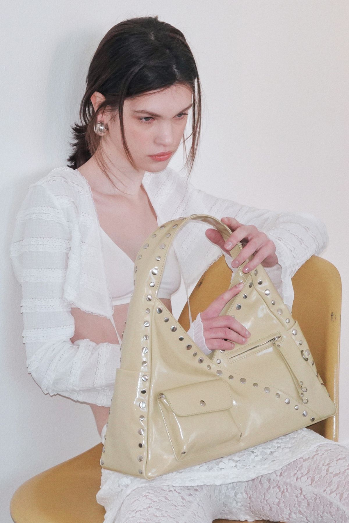 쿠론(COURONNE) Aster Tote 38_RCBTX25149GRL