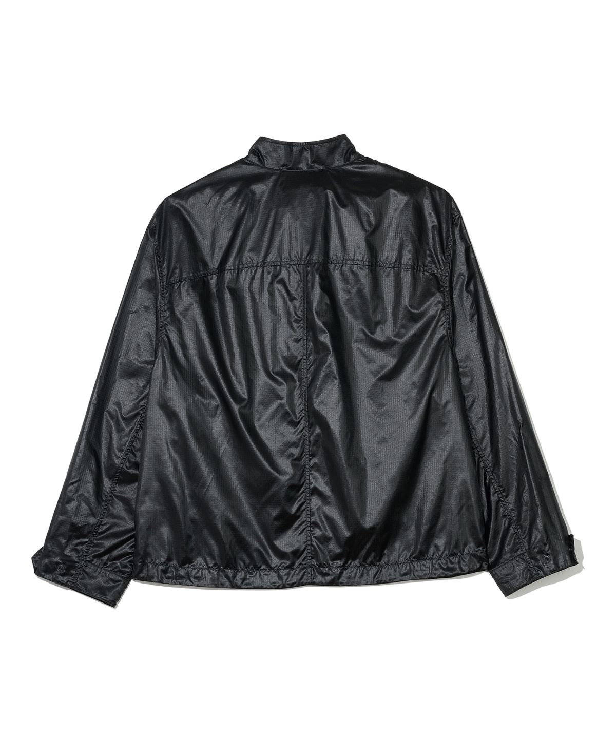 논타입(NONTYPE) PIPING LIGHT WIND JUMPER (BLACK)