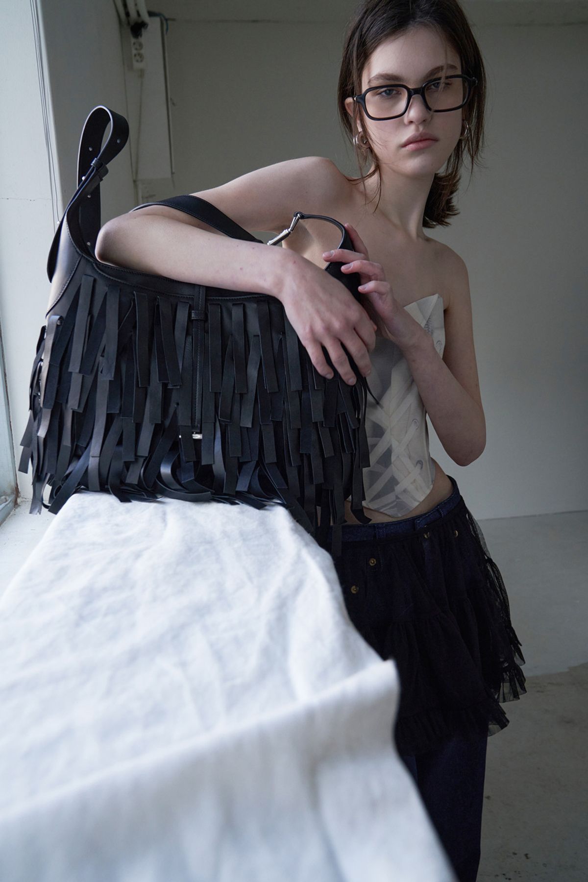 쿠론(COURONNE) Plume Shoulder 41_RCBSX25163BKX