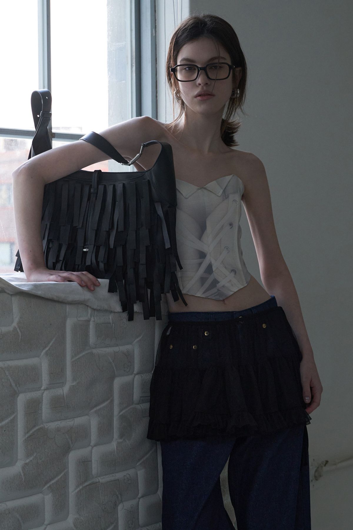 쿠론(COURONNE) Plume Shoulder 41_RCBSX25163BKX