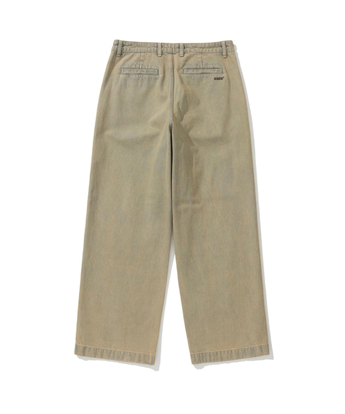 에르에르(ERER) Embroidered Detail Denim Pants Beige