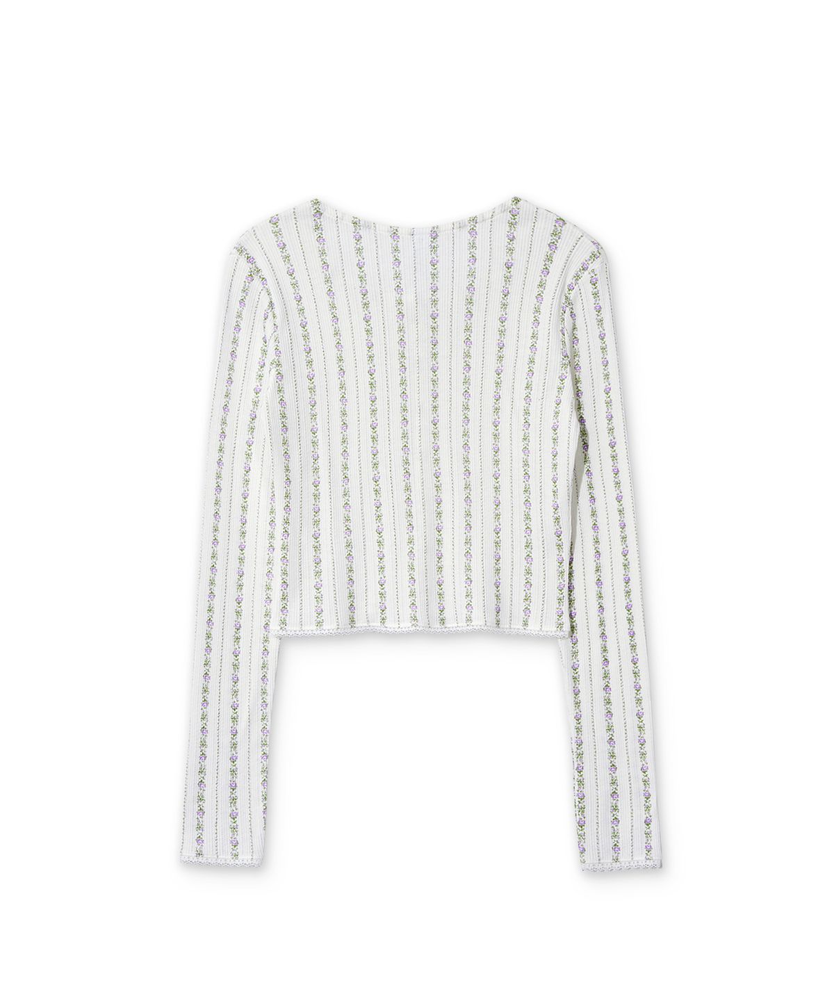 스내피커들(SNAPPY CUDDLE) Lavender Chiffon Cardigan