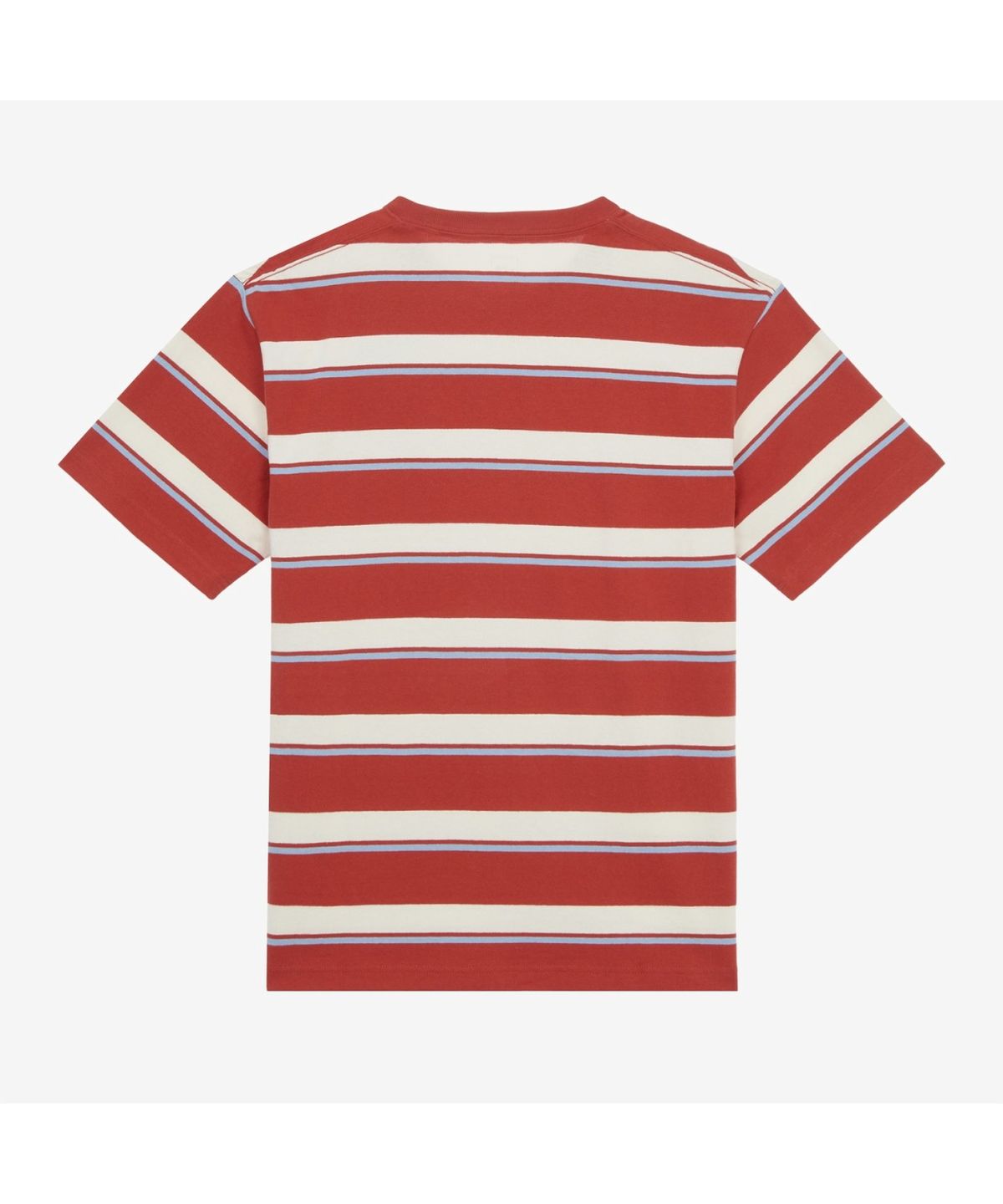 노스페이스(THE NORTH FACE) NT7UR28C 듀로 스트라이프 반팔 티셔츠 TOMATO