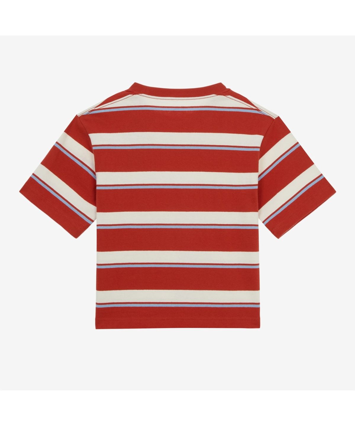 노스페이스(THE NORTH FACE) NT7UR28C 듀로 스트라이프 반팔 티셔츠 TOMATO