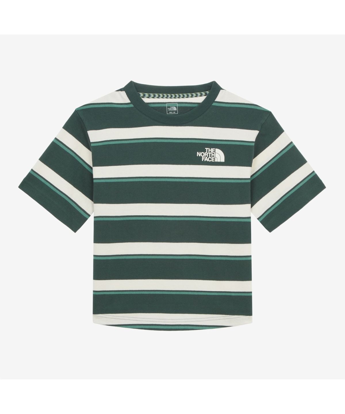 노스페이스(THE NORTH FACE) NT7UR28B 듀로 스트라이프 반팔 티셔츠 CLASSIC_GREEN