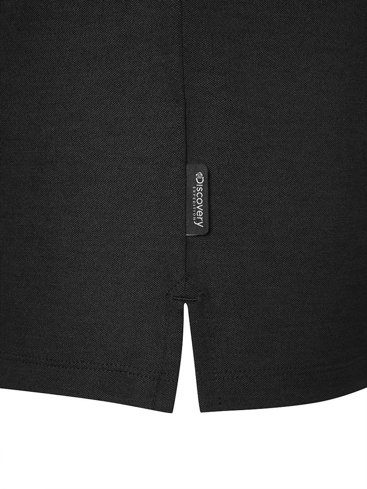 디스커버리 익스페디션(DISCOVERY EXPEDITION) 남성 라글란 UV차단 카라티 (BLACK)