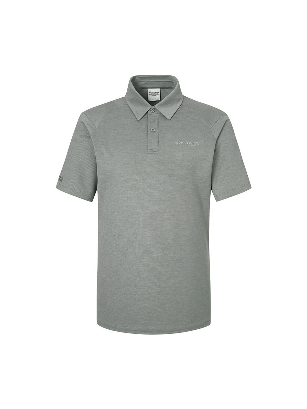 디스커버리 익스페디션(DISCOVERY EXPEDITION) 남성 라글란 UV차단 카라티 (GREY)