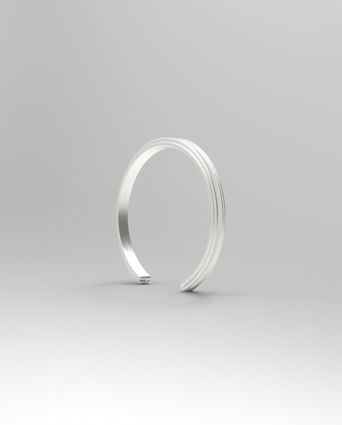 르네오브제(RENEOBJET) DIN  TRI CUFF BRACELET [STERLING SILVER] 커프 실버 925 포인트 팔찌
