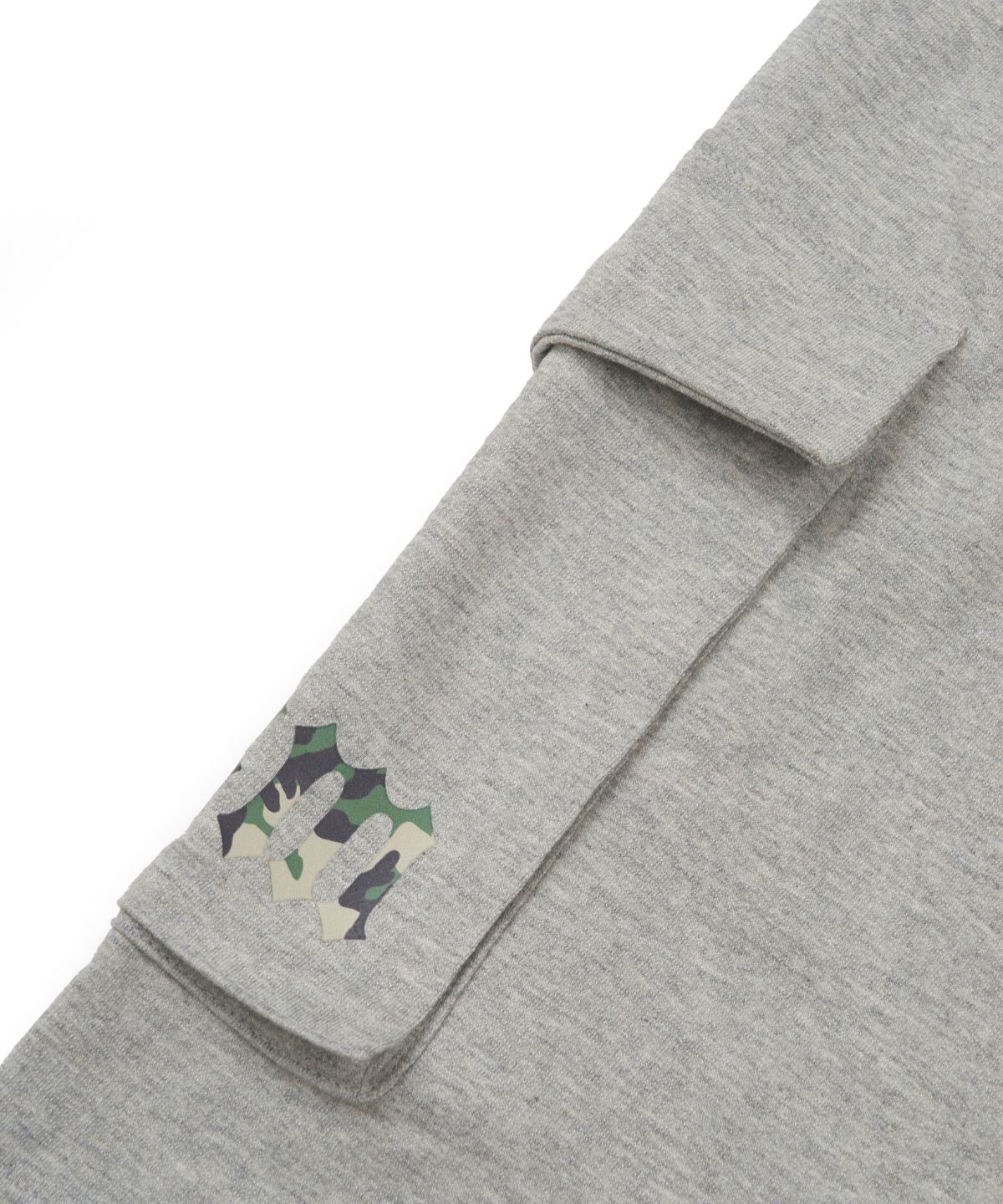 스티그마(STIGMA) Camouflage STGM Wide Cargo Bermuda Pants Melange