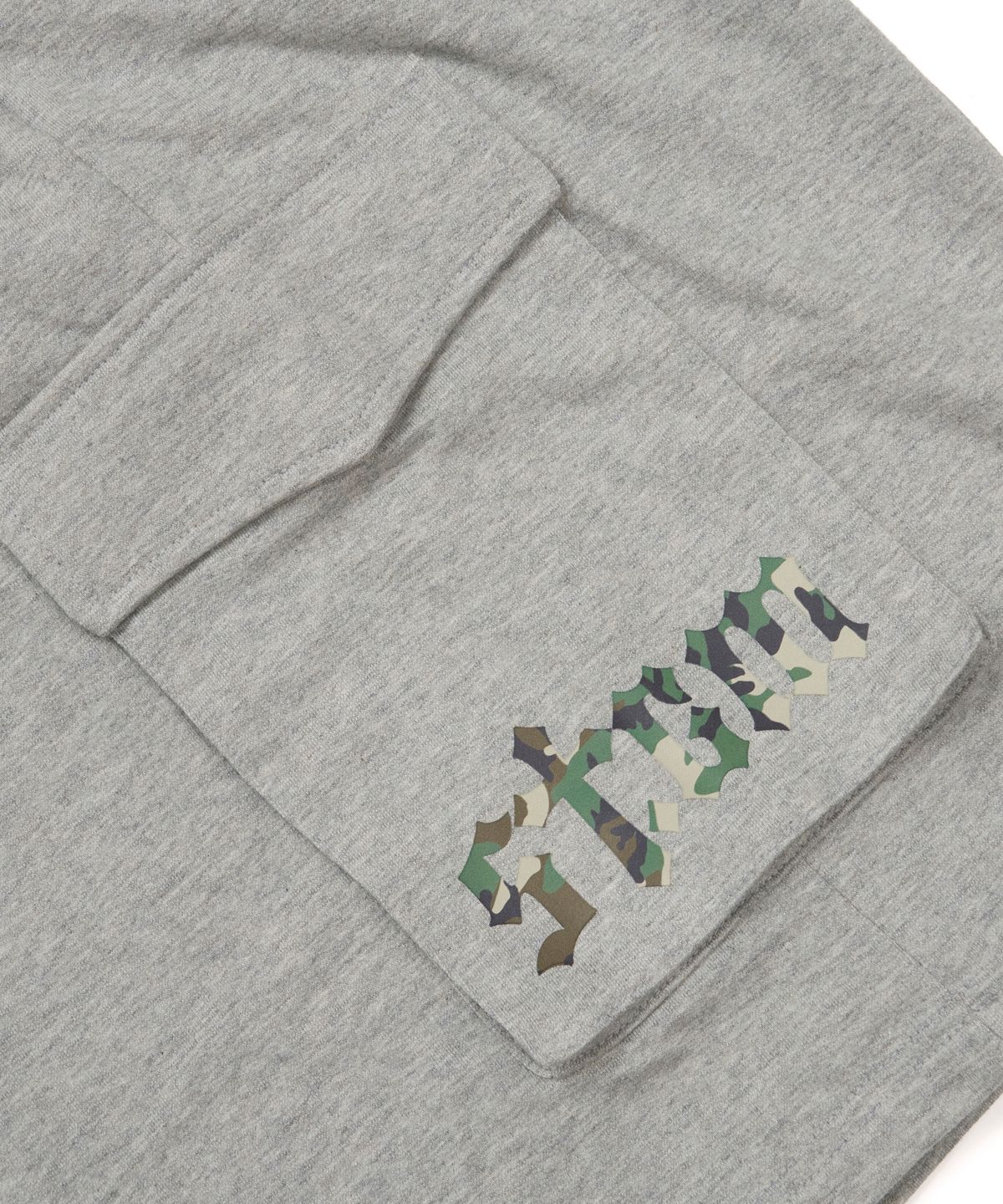 스티그마(STIGMA) Camouflage STGM Wide Cargo Bermuda Pants Melange