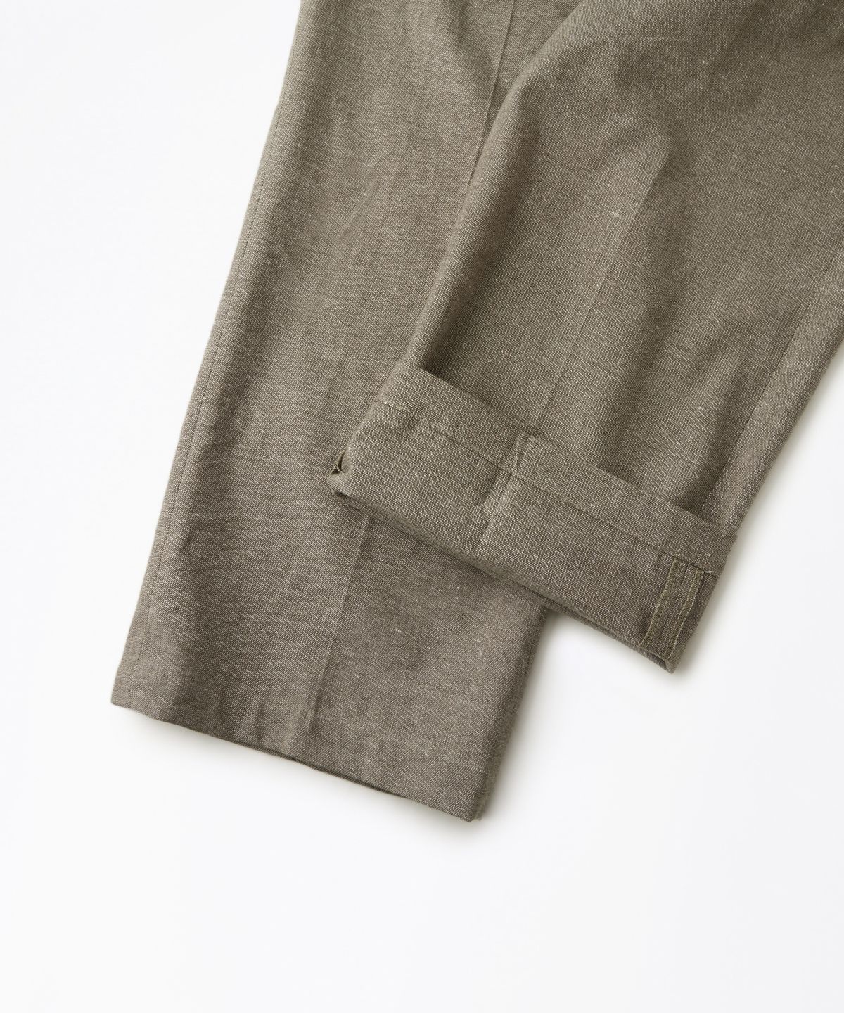 아웃스탠딩(OUTSTANDING) LINEN COTTON COMFORT PANTS_BEIGE