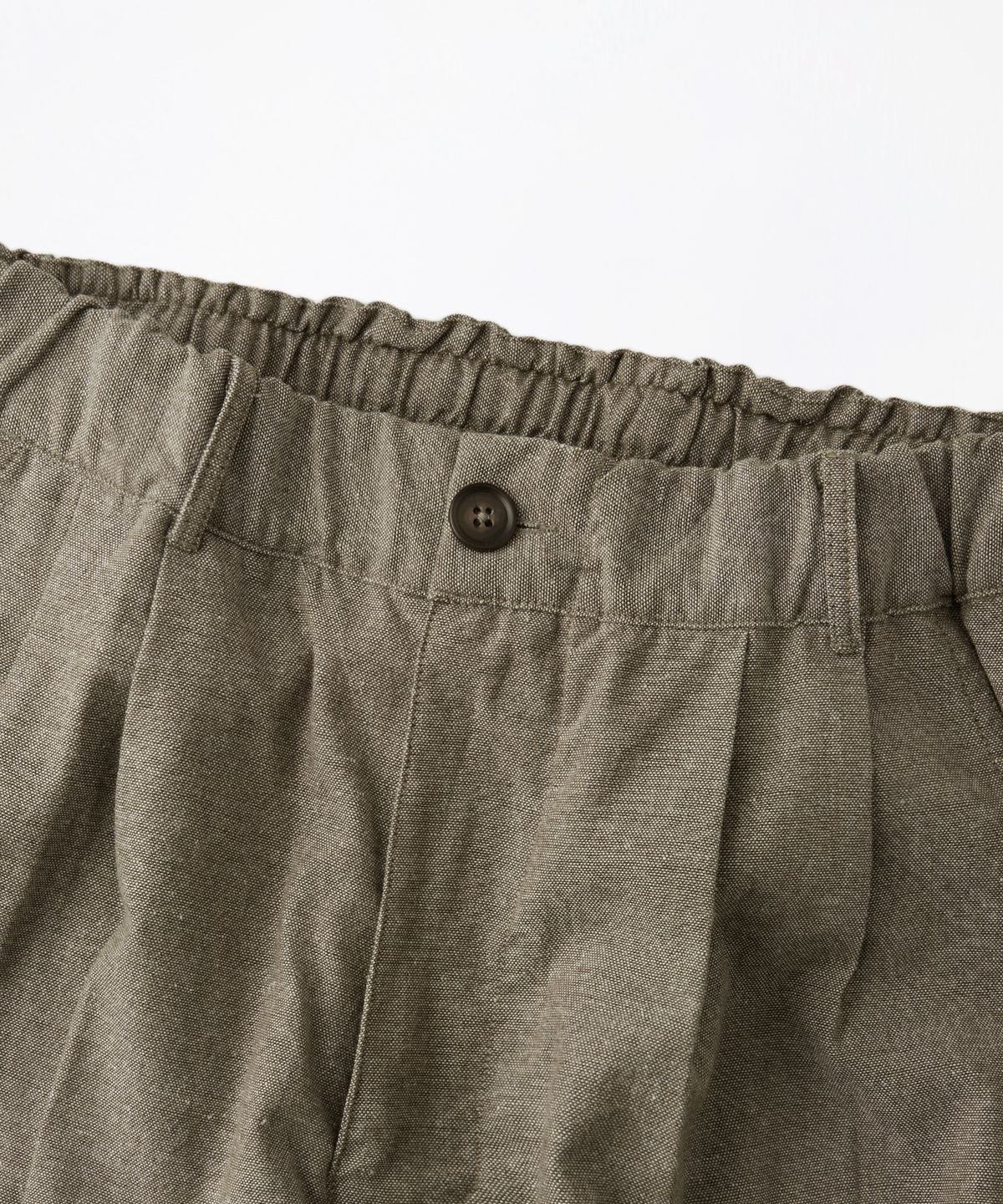 아웃스탠딩(OUTSTANDING) LINEN COTTON COMFORT PANTS_BEIGE