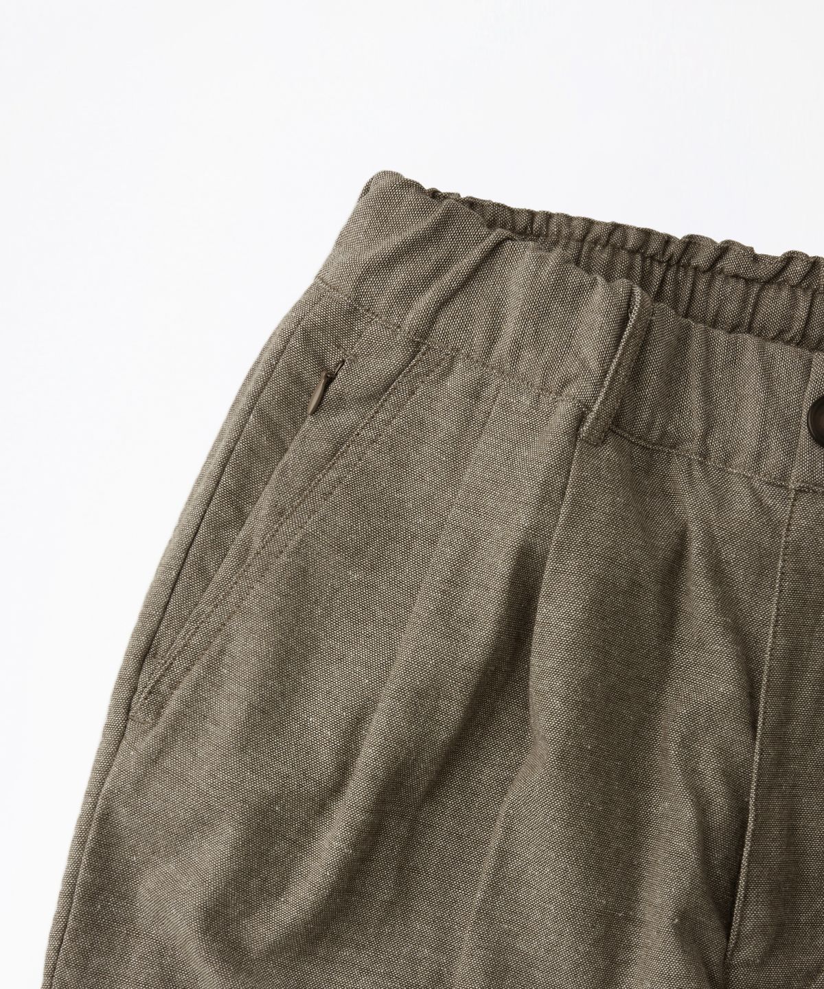 아웃스탠딩(OUTSTANDING) LINEN COTTON COMFORT PANTS_BEIGE