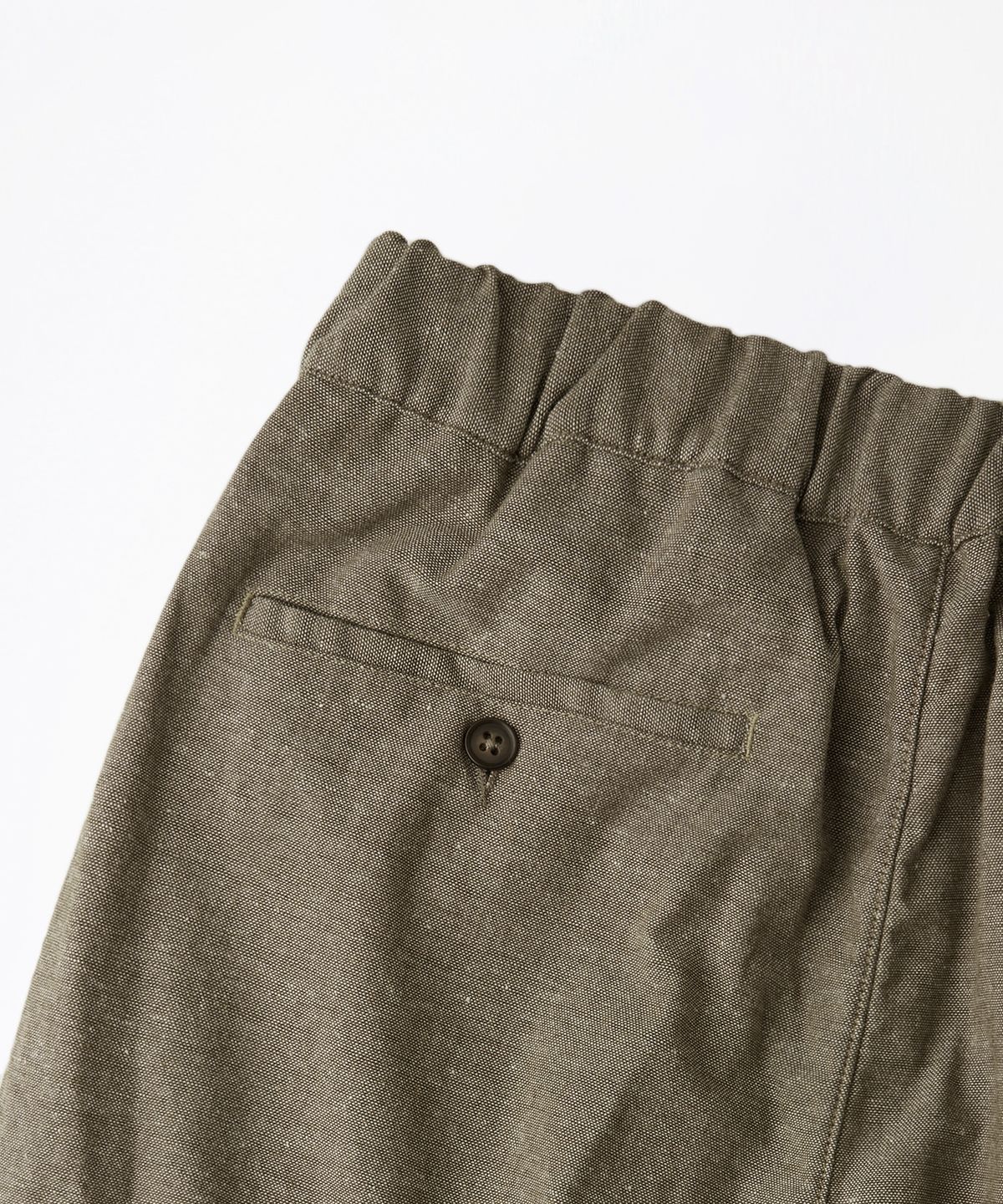아웃스탠딩(OUTSTANDING) LINEN COTTON COMFORT PANTS_BEIGE