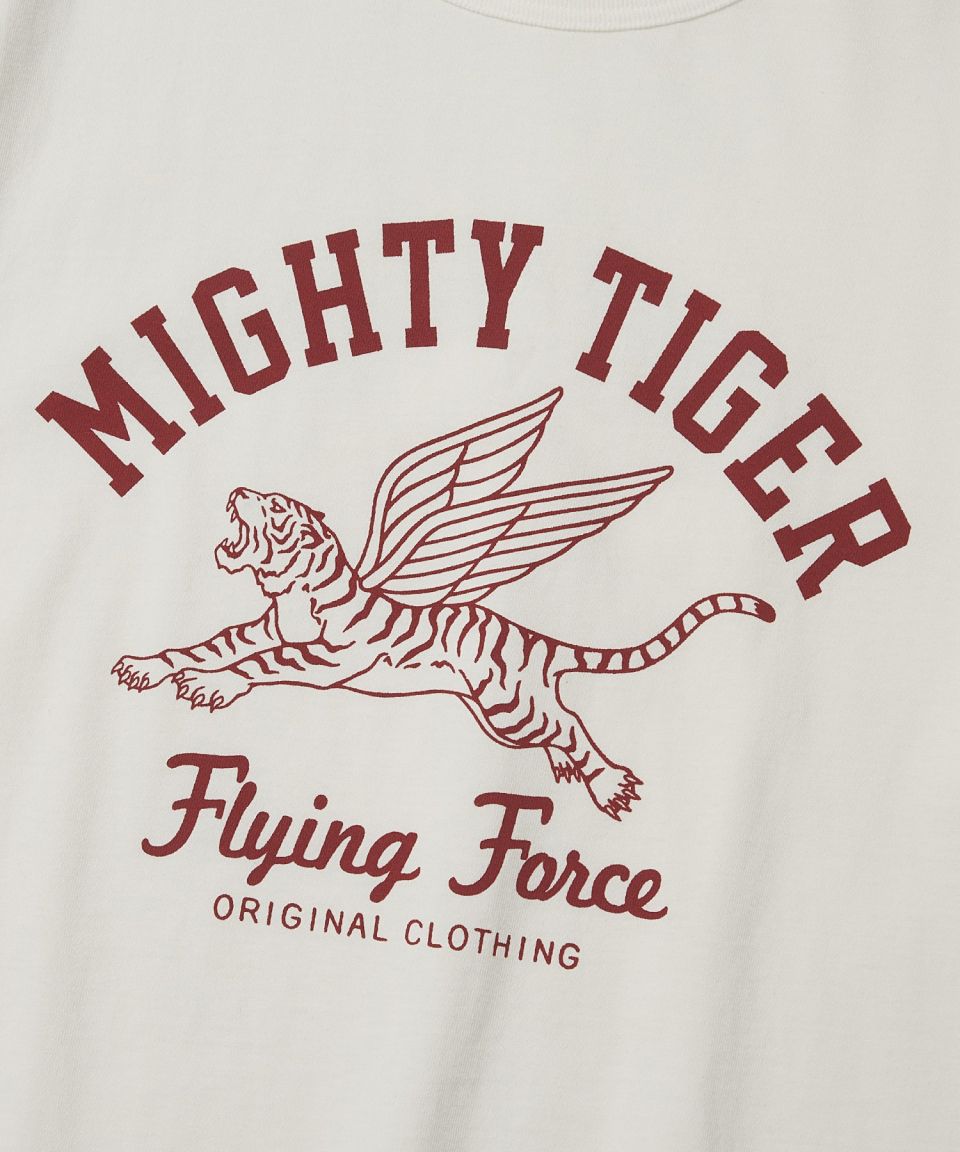 N.Flying チャフンMYAM T-SHIRT ホワイト MUSINSA公式 | OUTSTANDING MIGHTY TIGER TEE(FLYING FORCE)_OFF