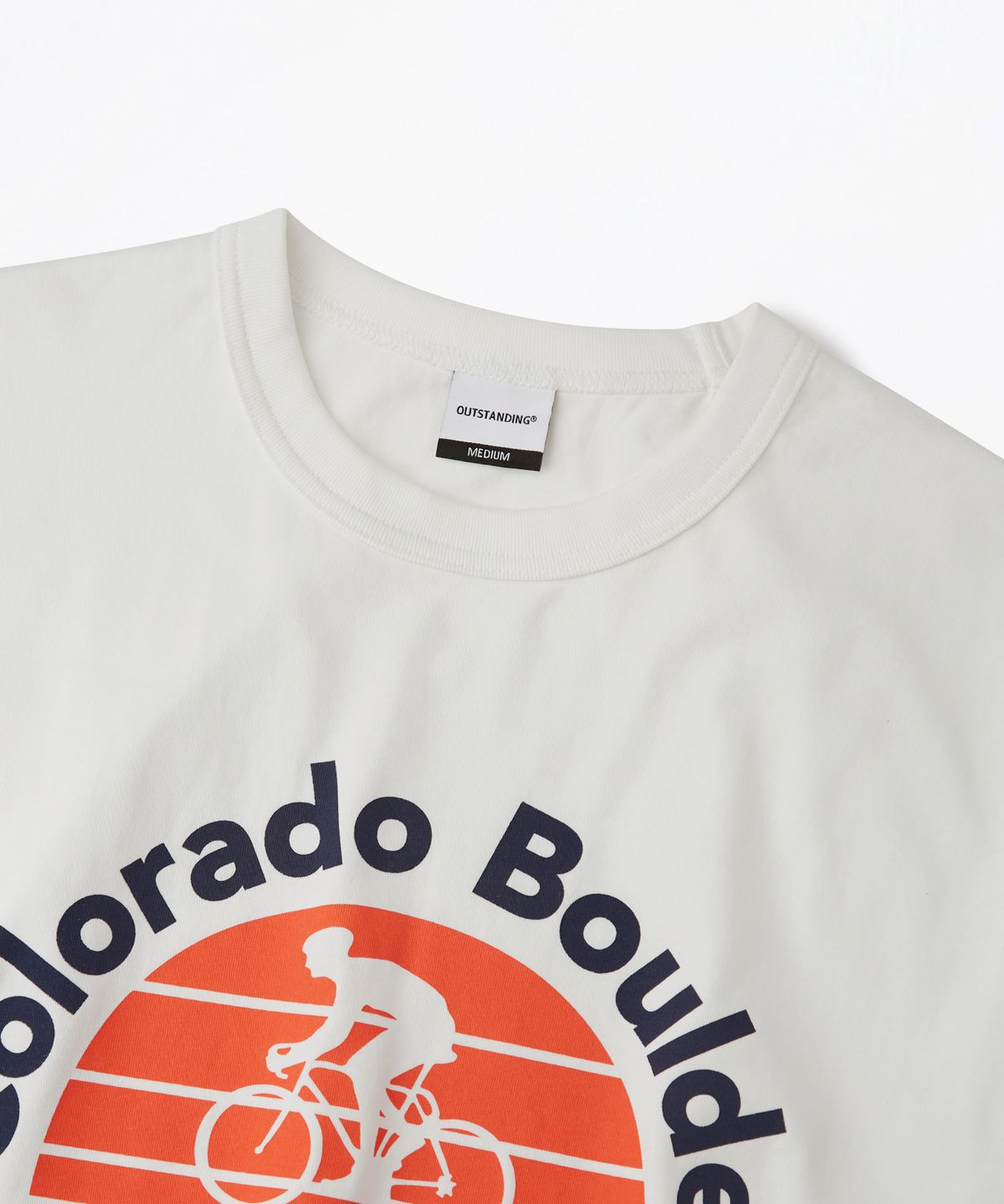 아웃스탠딩(OUTSTANDING) V.S.C TEE(COLORADO BOULDER)_WHITE