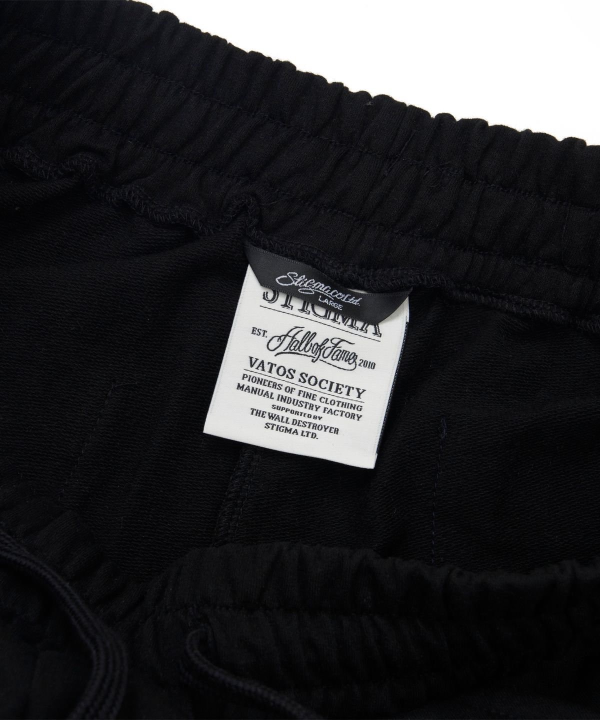 스티그마(STIGMA) Tiger Camouflage STGM Wide Cargo Bermuda Pants Black