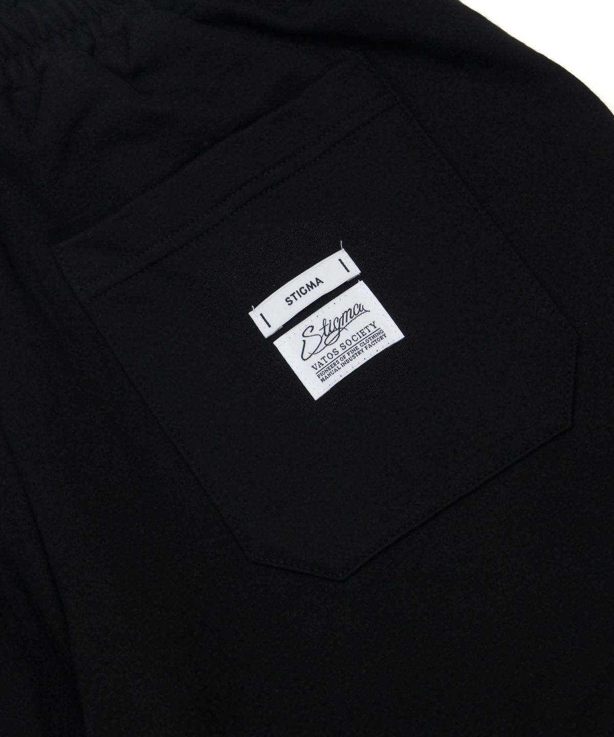 스티그마(STIGMA) Tiger Camouflage STGM Wide Cargo Bermuda Pants Black
