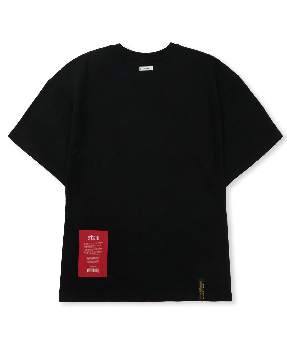 스티그마(STIGMA) Tiger Camouflage STGM Semi-oversized T-shirts Black