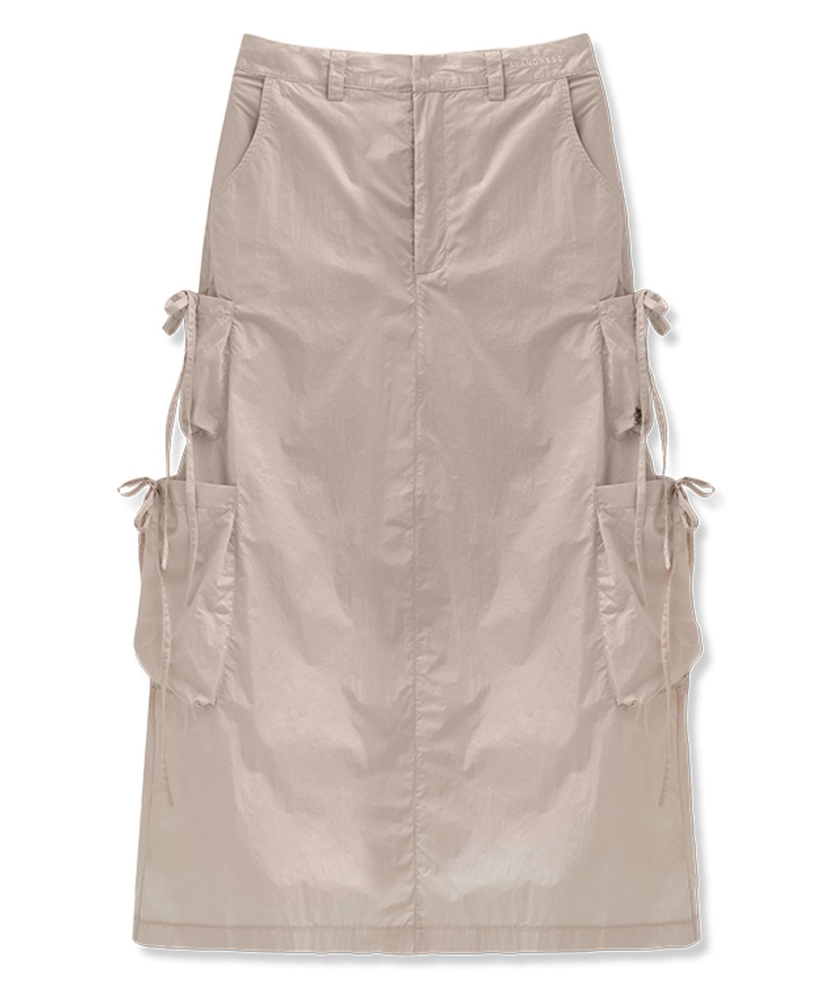 어반드레스(AVANDRESS) Ribbon Taslan Long Skirt - 4COL