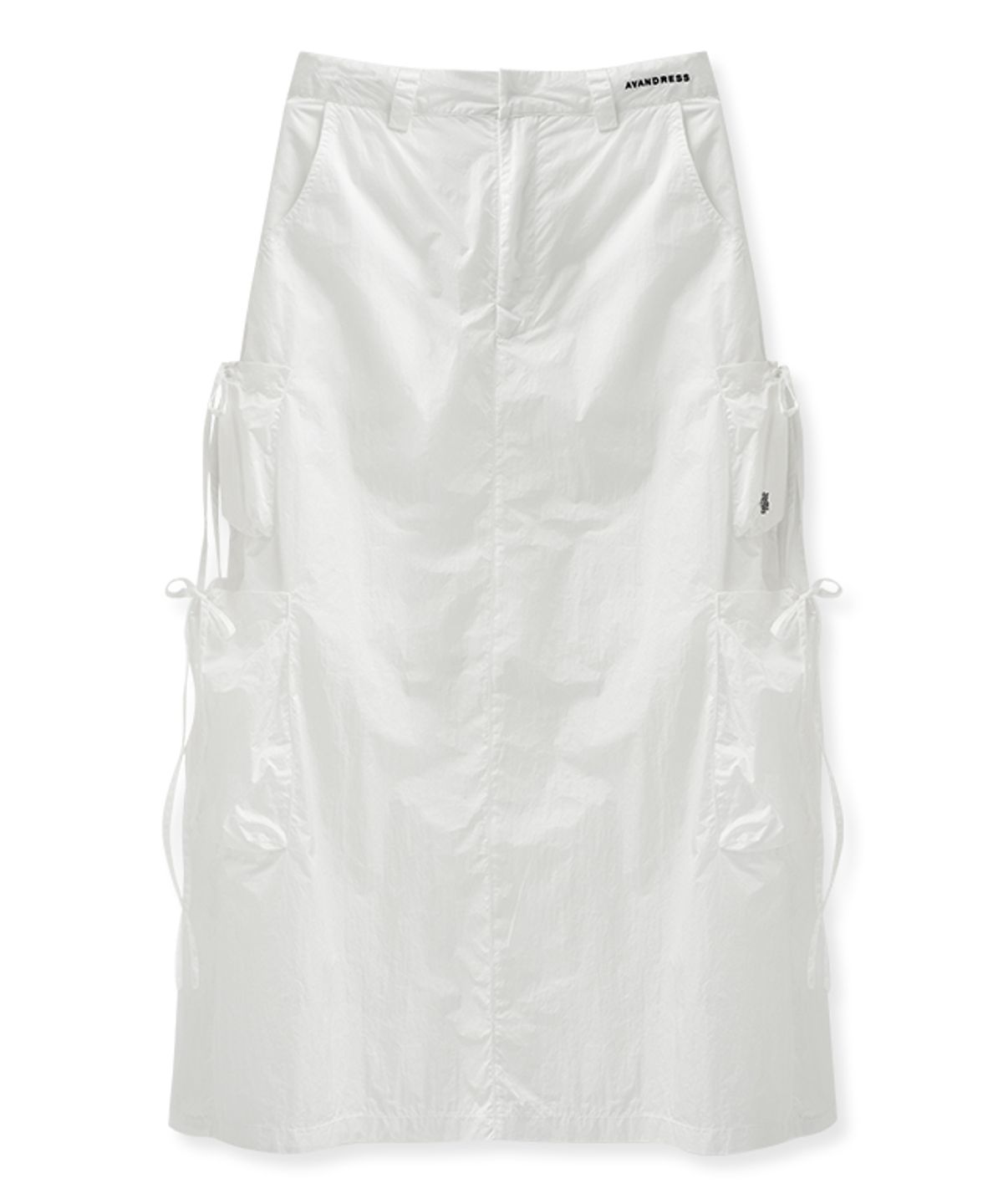 어반드레스(AVANDRESS) Ribbon Taslan Long Skirt - 4COL