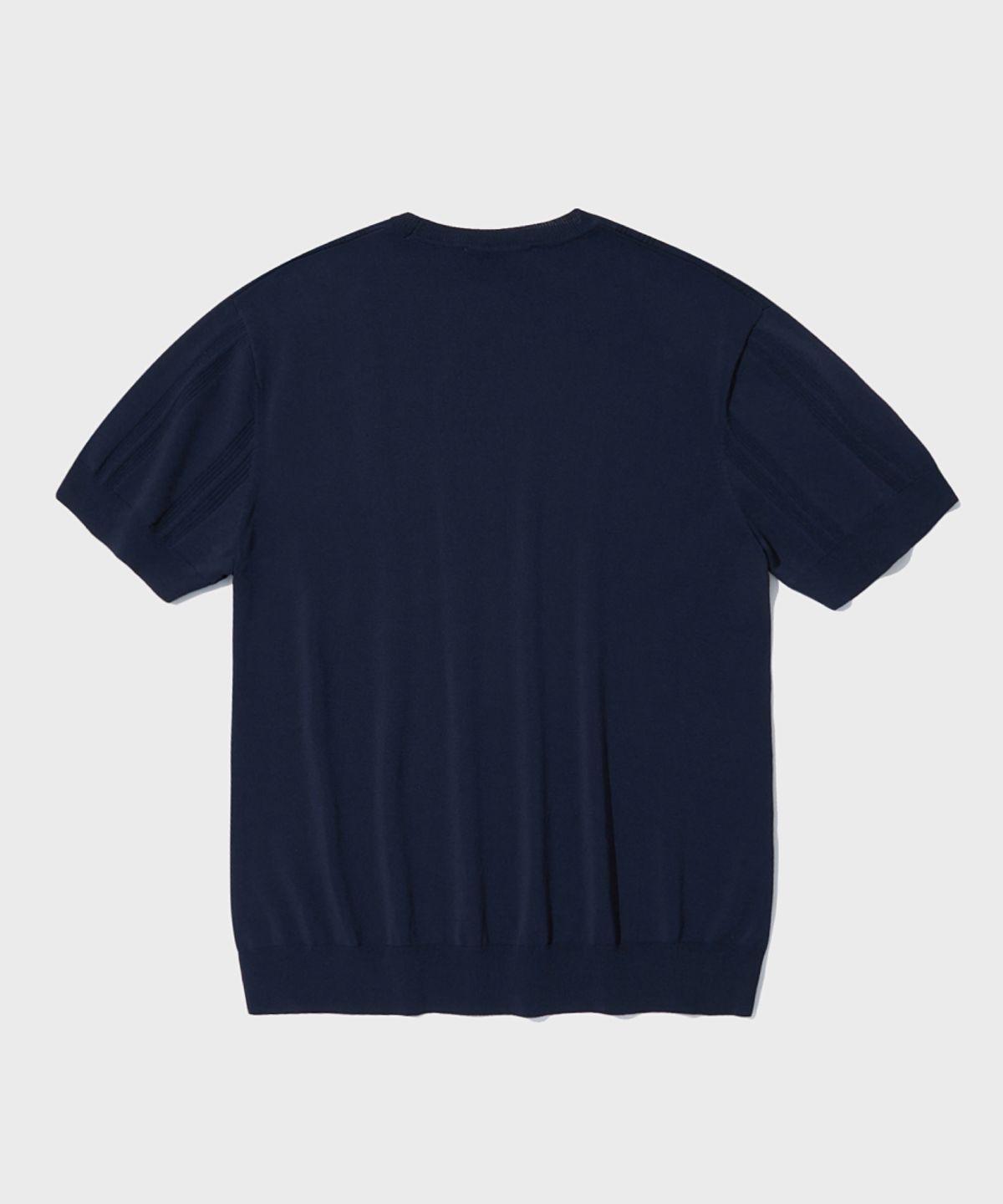 아웃스탠딩(OUTSTANDING) HS STRIPE CREW NECK KNIT_NAVY