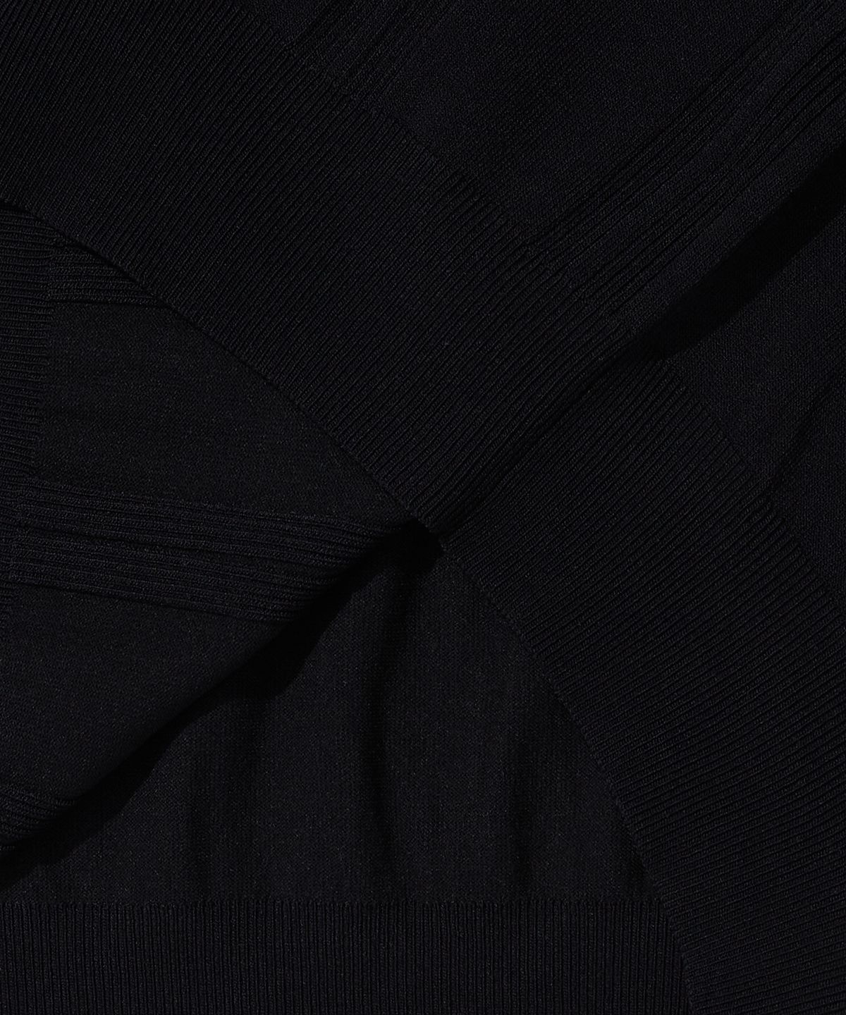 아웃스탠딩(OUTSTANDING) HS STRIPE CREW NECK KNIT_BLACK