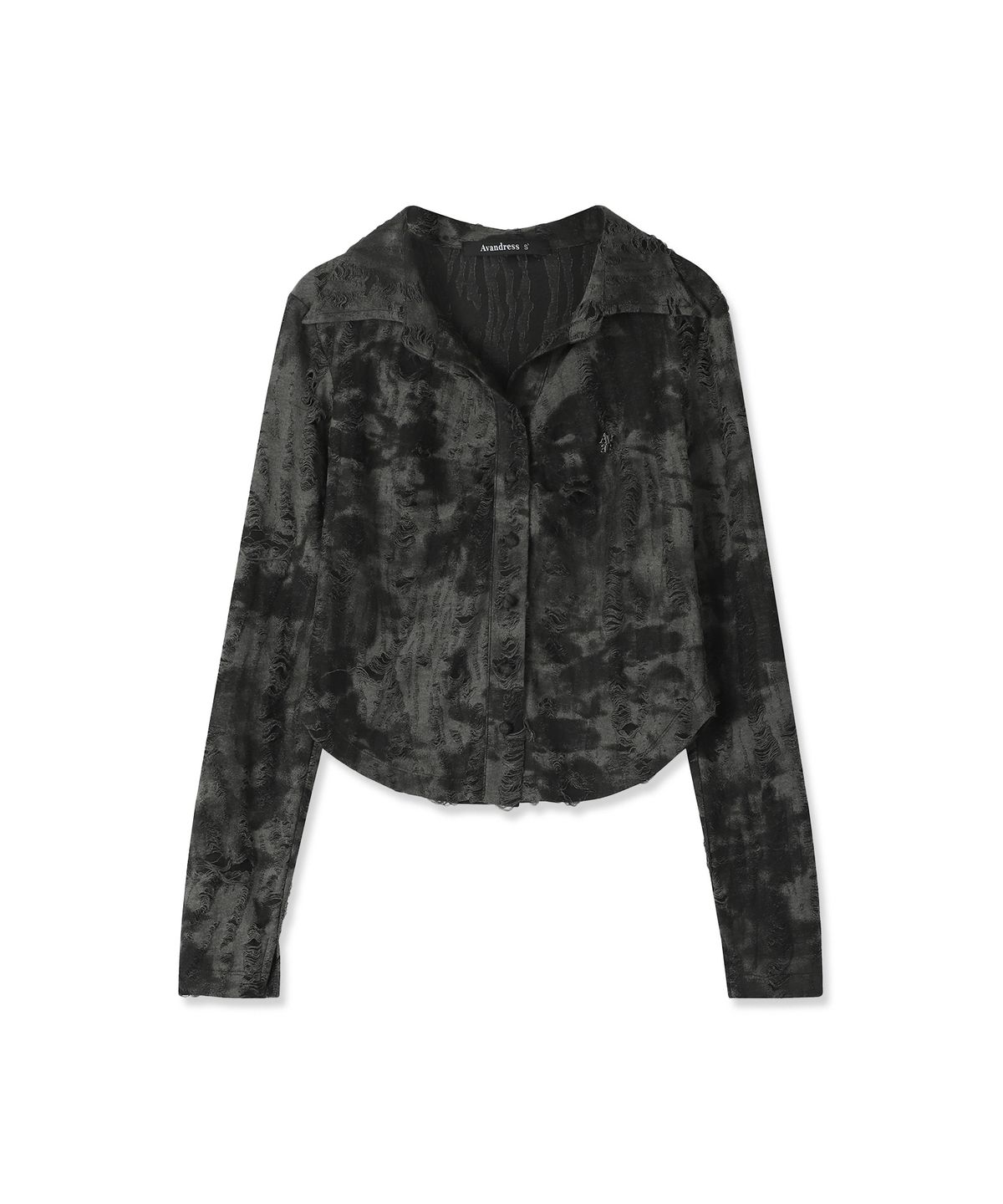 어반드레스(AVANDRESS) CONG Dark Cloud Long Shirt BLACK
