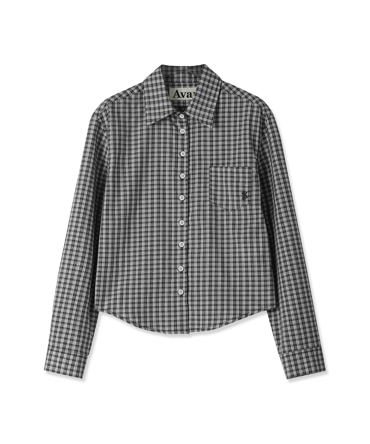 어반드레스(AVANDRESS) She Minimal Check Shirt - 3COL