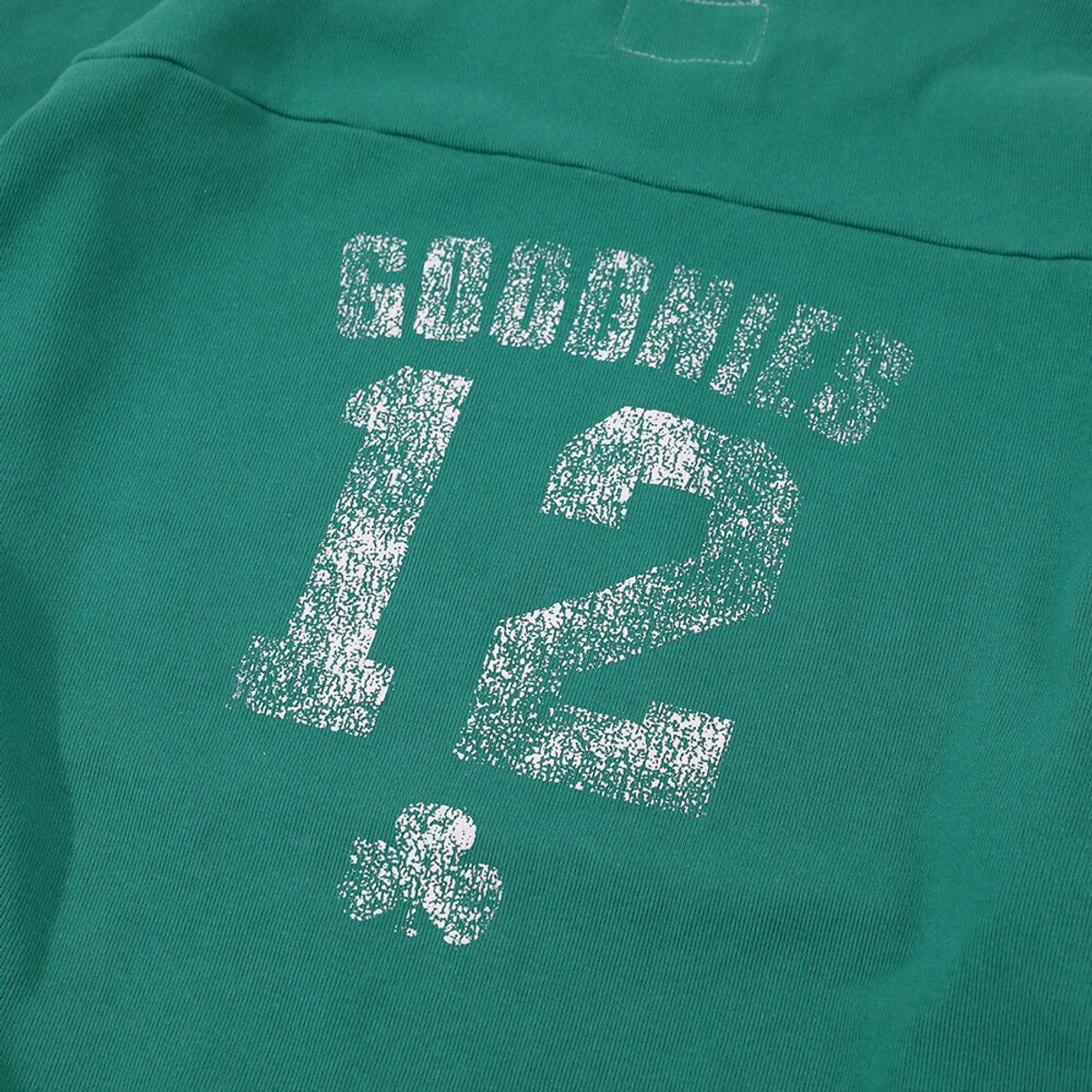 굿니스(GOODNIES) 빈티지 풋볼 3/4 슬리브. 그린