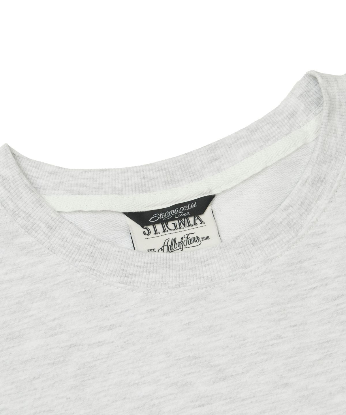 스티그마(STIGMA) Paisley Pocket Semi-oversized T-shirts White Melange