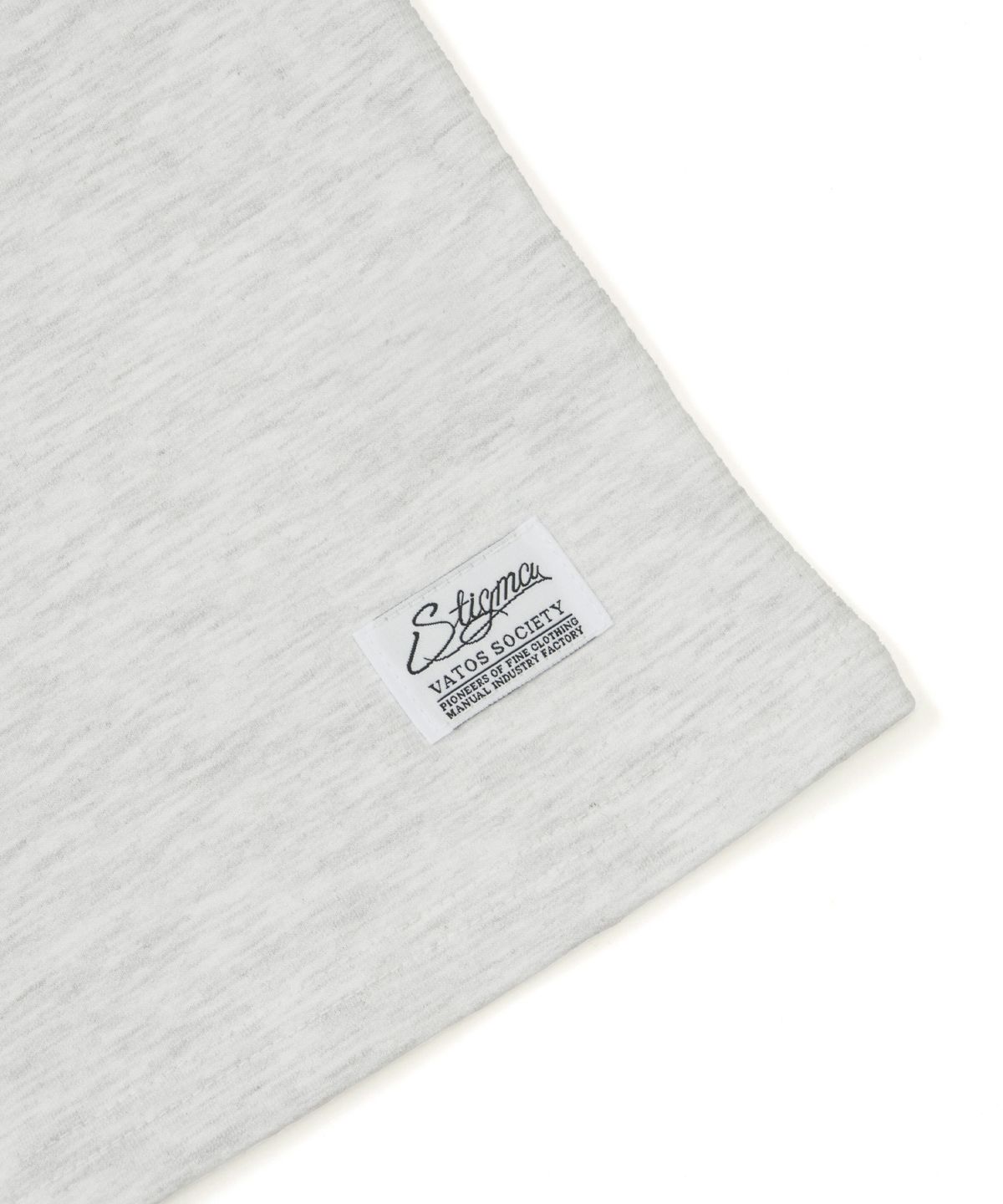 스티그마(STIGMA) Paisley Pocket Semi-oversized T-shirts White Melange