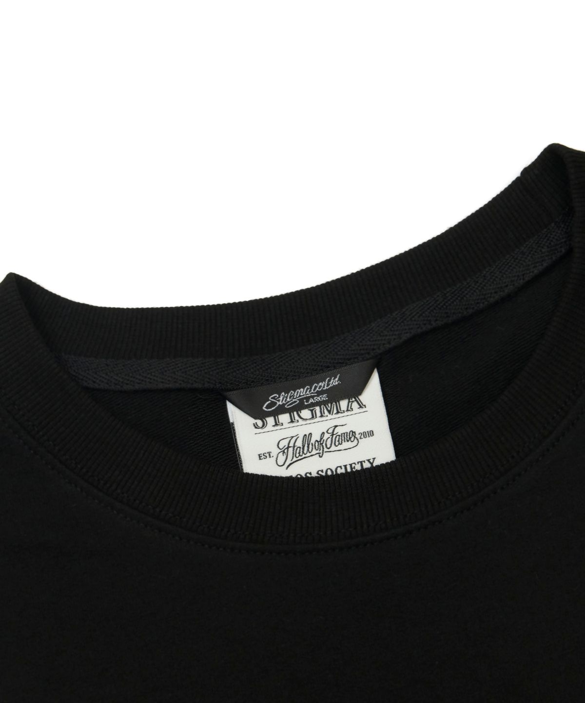 스티그마(STIGMA) Tiger Camouflage Pocket Semi-oversized T-shirts Black
