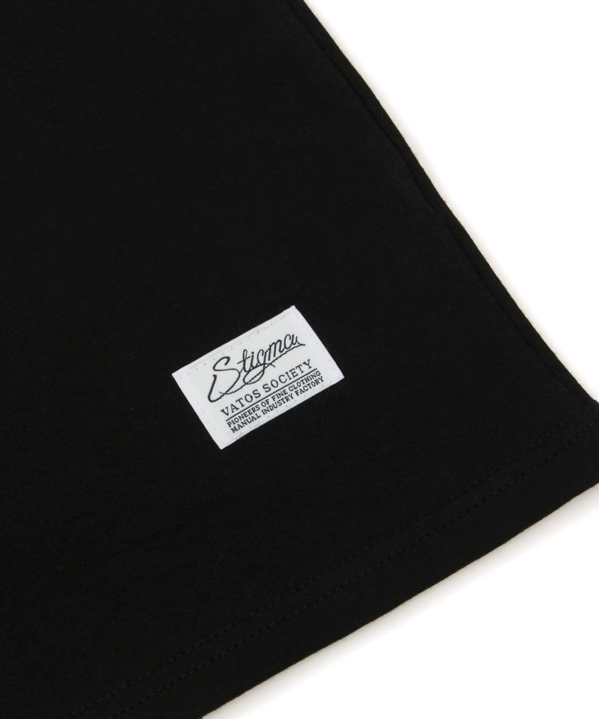 스티그마(STIGMA) Tiger Camouflage Pocket Semi-oversized T-shirts Black