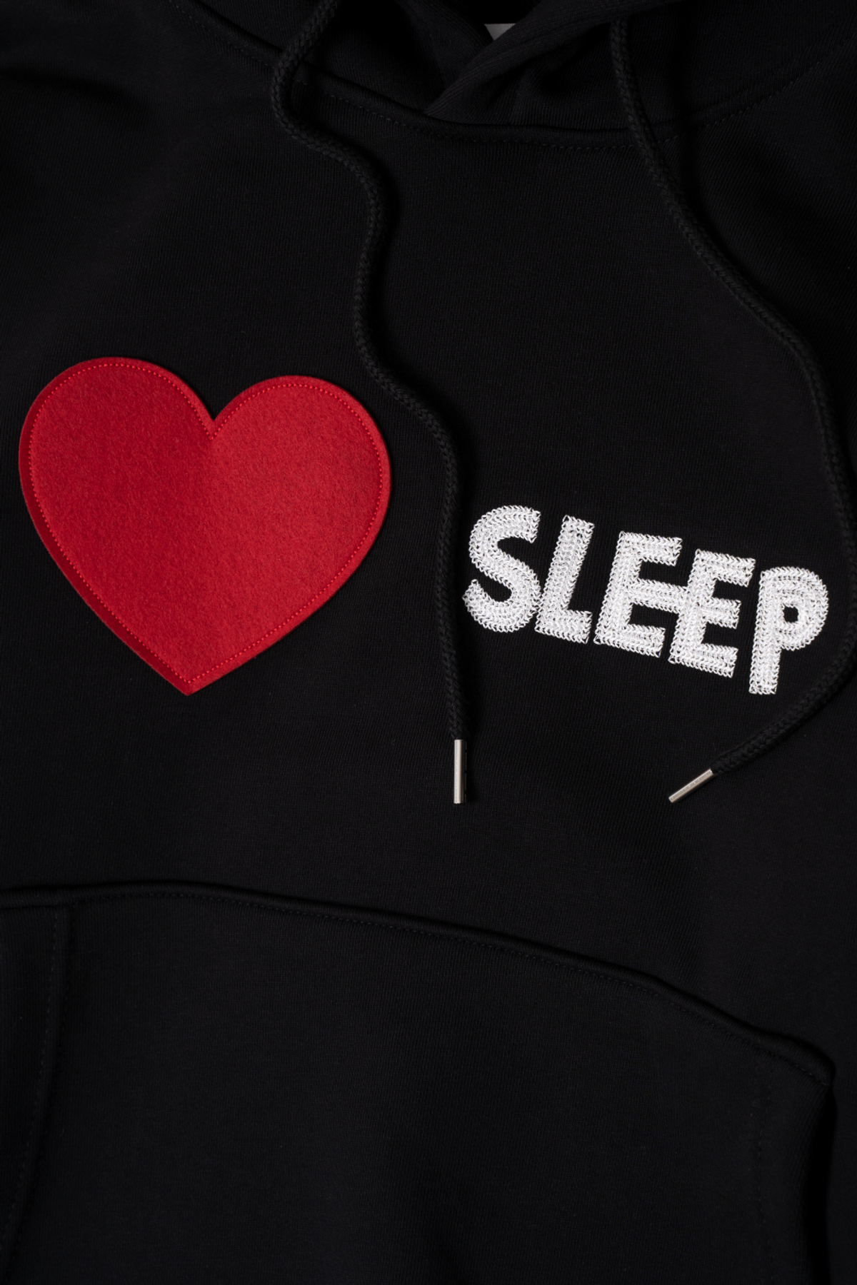 니드슬립(NEED SLEEP) i love sleep hoodie [black]