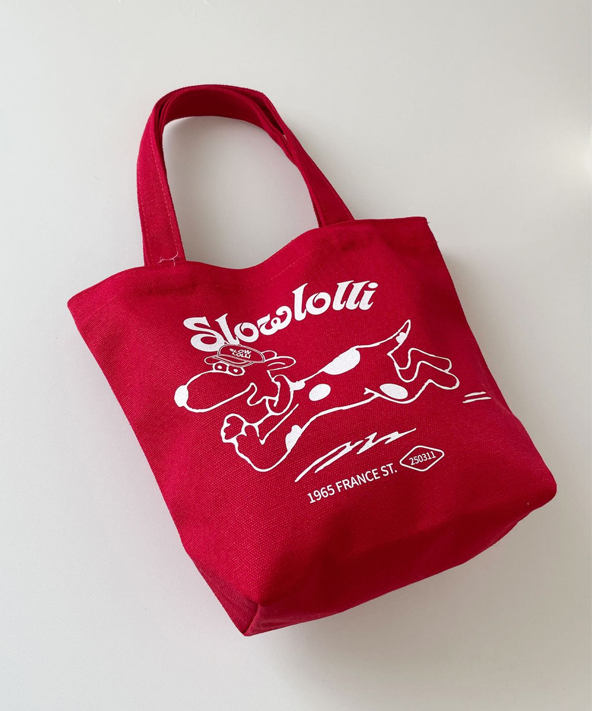 슬로우롤리(SLOWLOLLI) Rolling puppy eco bag