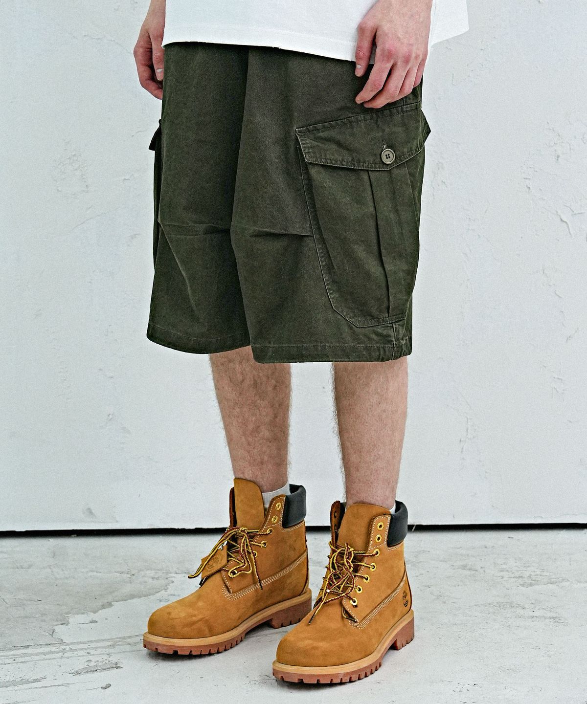 어반드레스(AVANDRESS) Enter Wide Cargo Cotton Shorts - 2COL