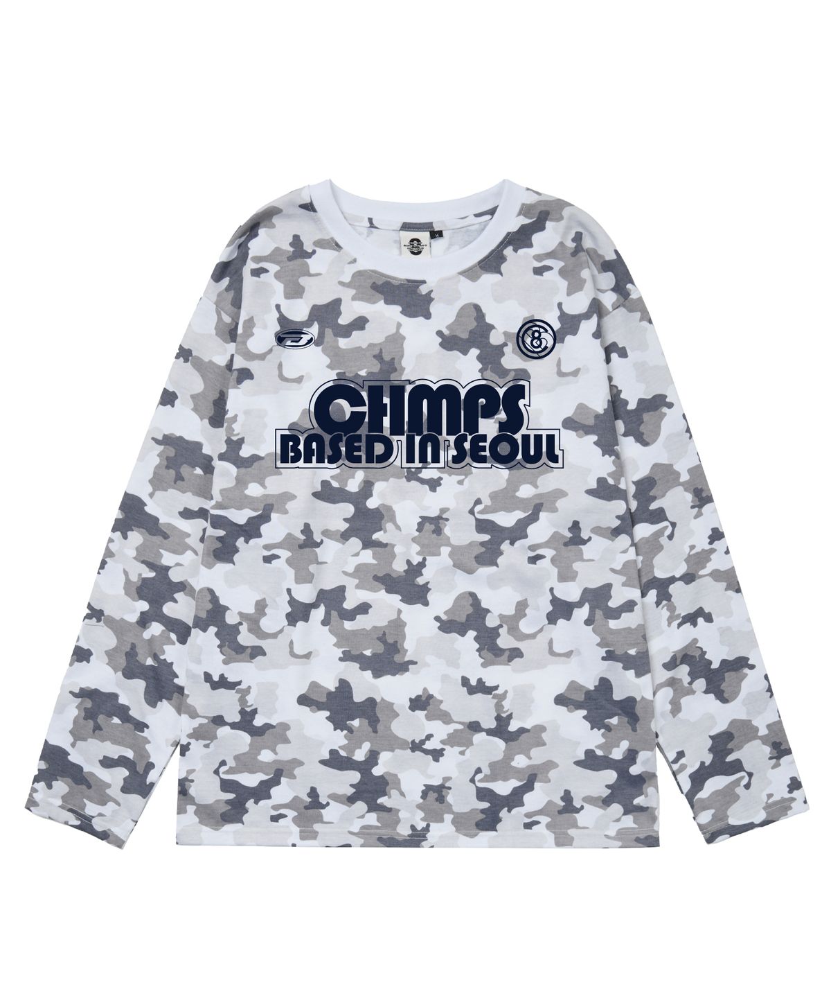 본챔스(BORN CHAMPS) [3 COLORS] SPORTY UF 오버핏 카모 롱 슬리브 B25ST46