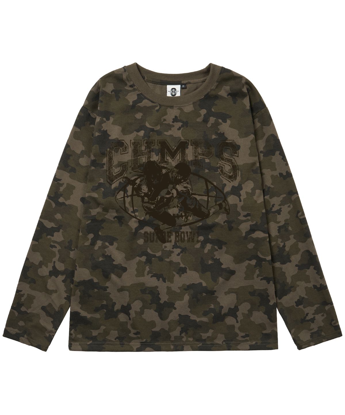 본챔스(BORN CHAMPS) [3 COLORS] VTG AF 오버핏 카모 롱 슬리브 B25ST47