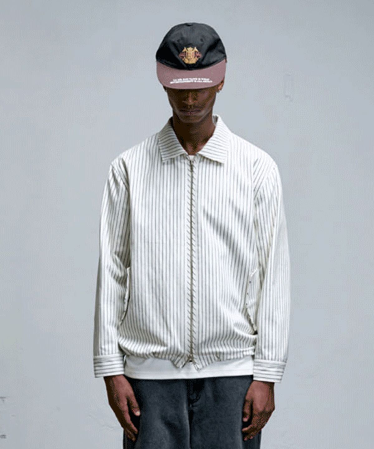 에르에르(ERER) Cotton Stripe Jacket White