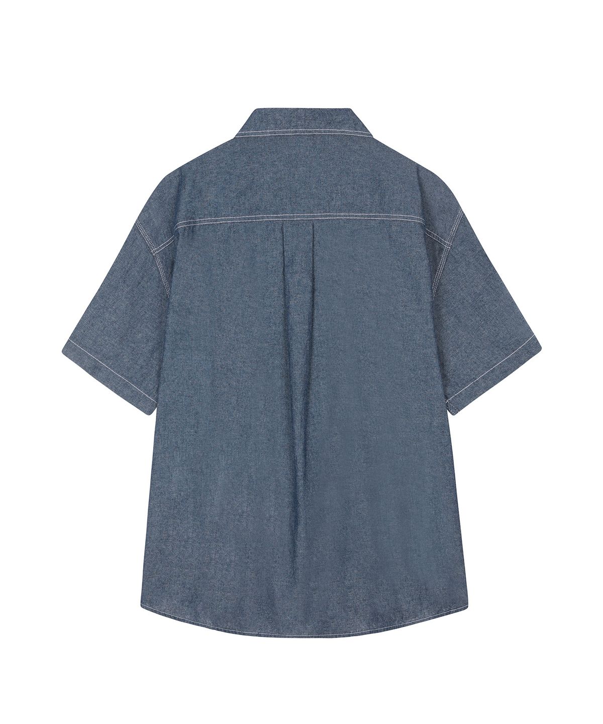 데케트(DECET) Chambray Over Short Shirt DCSH012Blue
